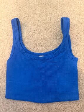 Nikibiki Cobalt Ribbed Tank Top